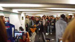 Oasis  Wonderwall Paris metro station Cover [upl. by Aver]