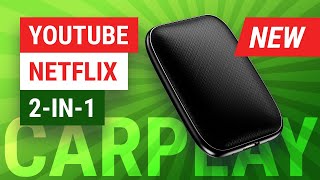 Herilary C3 CarPlay Android 8 AI Box Adapter Review  LowCost Closed AI Box with Netflix amp YouTube [upl. by Drawde446]