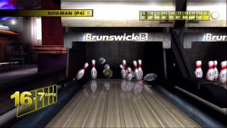 BrunSwick Pro Bowling Ps3 GamePlay Part 1 [upl. by Wilscam]