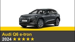 Euro NCAP Crash amp Safety Tests of Audi Q6 etron 2024 [upl. by Huskey]