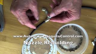 MistAway Nozzle Rebuilding  MistAway SlimLine Nozzles Pre2015  Automatic Mosquito Control How To [upl. by Obed]