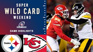 Steelers vs Chiefs Super Wild Card Weekend Highlights  NFL 2021 [upl. by Ahsikahs]