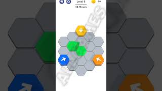 Hexa Away LVL 6 Gameplay FUN GAME shorts HexaAway fungames viralvideo [upl. by Koser273]