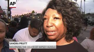 LA Officials say rapper Nipsey Hussle shot dead [upl. by Derek]