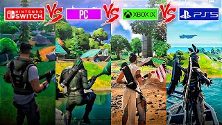 Fortnite Nintendo Swich VS Otras Plataformas [upl. by Atinaej836]