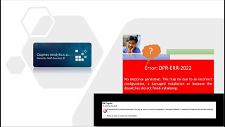 IBM Cognos 11  Troubleshoot  ERROR DPR ERR 2022 No response generated  OneTouchBI [upl. by Wendye]