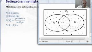 kap 31 Betinget sannsynlighet [upl. by Kosaka923]