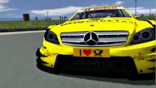 GR DTM Oschersleben 2013  Highlights rFactor HD [upl. by Ymeraj64]