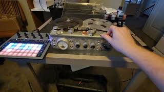 Nagra 42 recording and playback demonstration [upl. by Ahsyla]