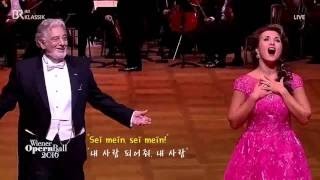 Lippen Schweigen Domingo amp Olga Peretyatko 입술은 말없고  English subtitles유샤인 번역판 [upl. by Aniham978]