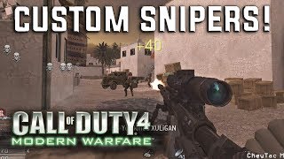 INTERVENTION Sniping on Call of Duty 4 LOTS OF CLIPS [upl. by Aniakudo]