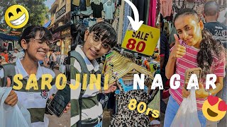 SAROJINI NAGAR MARKET HAUL 😍 SAB KUCH ITNA SASTA 😱 [upl. by Nelon129]