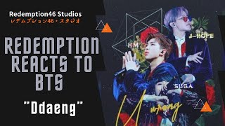 BTS RM SUGA jhope DDAENG 땡 Redemption Reacts [upl. by Anaytat763]