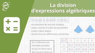 Allô prof  La division dexpressions algébriques [upl. by Warrin]