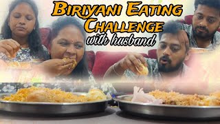 Biriyani Eating Challange with Husband 😋 Day 7 of 30 days vlog challenge Bharya Vlogs [upl. by Lynda]