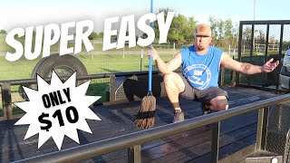 Make Trailer Deck Last a Lifetime for FREE with USED Motor Oil [upl. by Ynnaj]