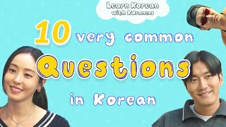 10 of the Most Common Everyday Questions in Korean  Learn Korean with your favorite Kdramas [upl. by Wilkinson]