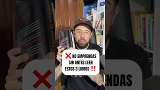 ‼️ 3 LIBROS PARA SER UN GRAN EMPRENDEDOR ‼️ emprendimiento librosemprendimiento [upl. by Rema452]