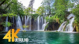 4K Plitvice Lakes  Crystal Waters of Croatian Lakes  Ultra HD Relaxation Video [upl. by Evangelina250]