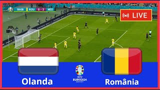 Meci live România vs Olanda Cupa Europeană a Națiunilor Euro 2024 Simulare de fotbal Gameplay PC [upl. by Ormond]