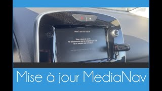 Comment mettre à jour MediaNav sur Clio 4 MAJ écran de bord [upl. by Jaylene]