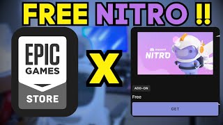 FREE 1 MONTH NITRO  EPIC GAMES X DISCORD  WORKING DECEMBER 2024 [upl. by Feliks312]