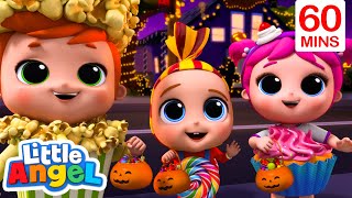 Halloween Song  Little Angel  Nursery Rhymes amp Cartoons for Kids  Moonbug [upl. by Llenoil]