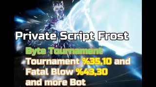 Frost Byte Tournament Update 🏆 Advance Combos  MK11 Ultimate Script Cronus and Titan [upl. by Retswerb]