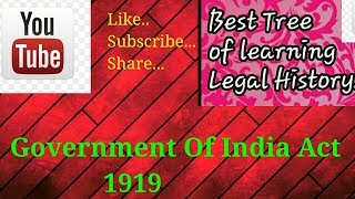 MONTAGUE CHELMSFORD REFORMS Government Of India Act 1919।।LEGAL HISTORY।।LLB NOTES।। [upl. by Kielty]