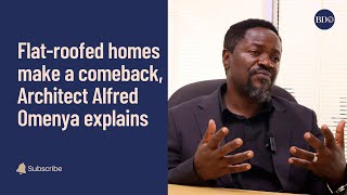 Flatroofed homes make a comeback Architect Alfred Omenya explains [upl. by Hallett]