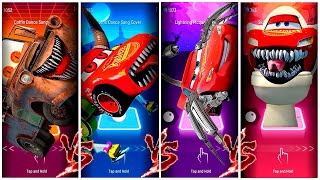 Cars 3 Mater vs Lighting McQueen Exe vs Lighting McQueen Eater vs Skibidi Toilet Lighting McQueen [upl. by Alger]