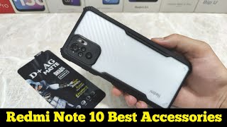 Redmi Note 10 Best Rugged Back Cover  Best Matte Gaming Tempered  Back Skin Redmi Note 10 [upl. by Pitts]