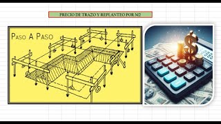 Trazo y replanteo precio 2024 construccion ingenieríacivil excavaciones albañilería [upl. by Allemap]