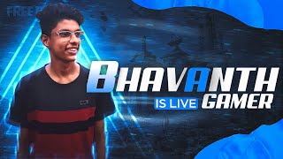 ROAD TO 1M Bhavanth Gamer is LIVE with FACECAM 😎 GARENA FREE FIRE MAX [upl. by Valleau]