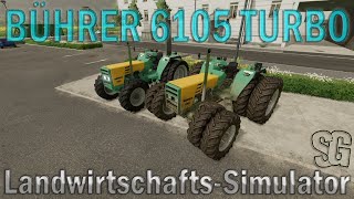 LS22 Modvorstellung  BÜHRER 6105 TURBO V1000  Ls22 Mods [upl. by Fregger]