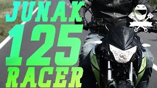 Jak łatwo i tanio wejść w świat motocykli Junak 125 Racer  motocykl na kategorię B [upl. by Ssilem272]