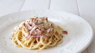 Espaguetis carbonara rápidos  Episodio 79 [upl. by Ramhaj]