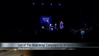 Cast of The West Wing campaigns for Vice President Kamala Harris and Minnesota Gov Tim Walz [upl. by Sibell]