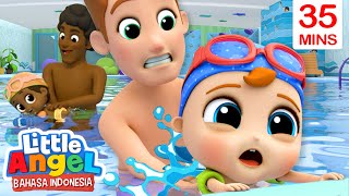 Bayi Lucu Belajar Berenang💦 Kartun Anak  Little Angel Bahasa Indonesia [upl. by Vey]