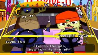 Lets Play PaRappa the Rapper Stage 2 You Guys Sit in the Back [upl. by Cumings]