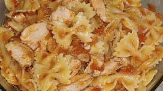 Farfalle Pasta Recipe  Easy Red Tomato Sauce Pasta [upl. by Madonna]