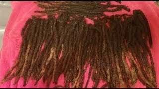 ReAttaching Locs  THE SHAMPOOING PROCESS Step 1 [upl. by Norrek]