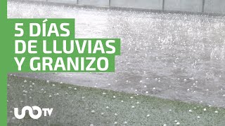 Estarán fuertes alerta por lluvia y granizo en estos estados durante 5 días [upl. by Karlen]