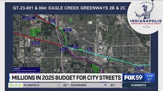 City of Indianapolis proposed 2025 budget could dedicate millions to road improvements [upl. by Wagoner279]