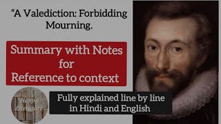 Full explanation with notes A Valediction Forbidding Mourning complete notes on RTC questions [upl. by Elkcim]