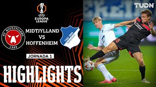 HIGHLIGHTS  Midtjylland vs Hoffengeim  UEFA Europa League 202425  TUDN [upl. by Andrey417]