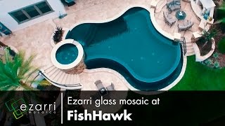 Ezarri glass mosaic at FishHawk [upl. by Ydnil]