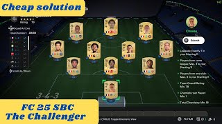 FC 25 FIFA 25  The challenger SBC  League and Nation Hybrid  cheap solution [upl. by Alexia]