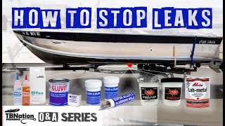 How to fix leaks with for aluminum boats  TBNation [upl. by Elfreda418]