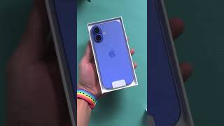 Unboxing iPhone 16 in Ultramarine Hands on iphone16 iphoneunboxing [upl. by Ilamad]